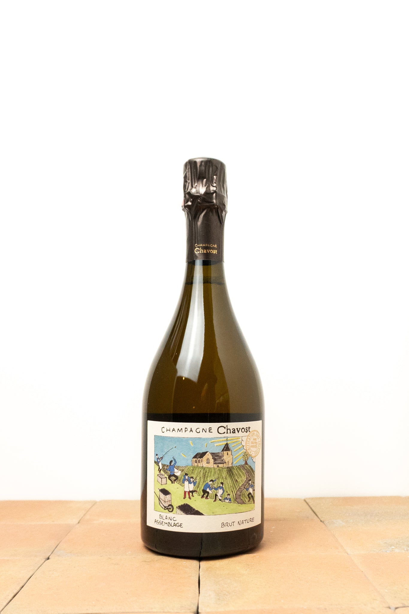 Champagne "Blanc d'Assemblage" Brut Nature SA - Chavost (vin nature)