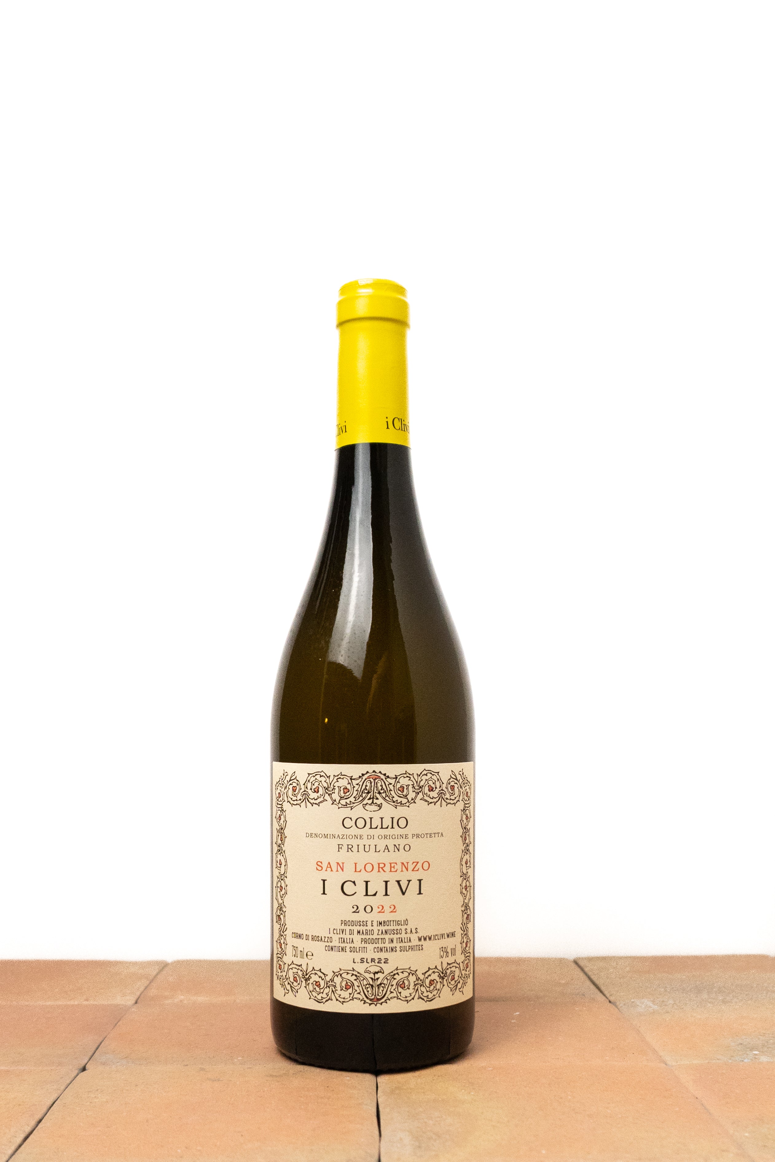 Friulano cru "San Lorenzo" Collio di Friuli 2023 - I Clivi di Ferd. Zanusso & Figlio