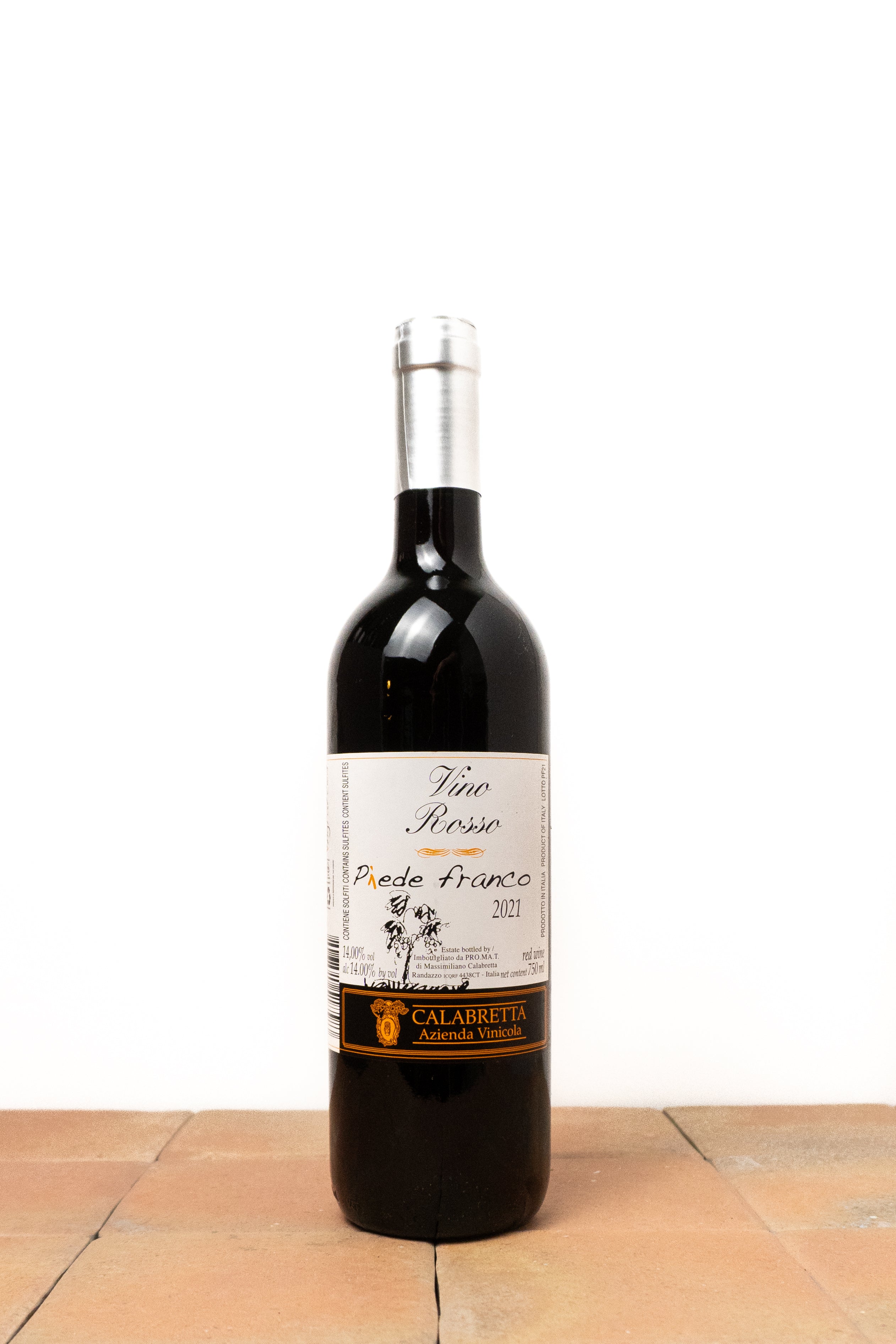 IGT Siciliane Rosso "Piedefranco" 2021 - Massimiliano Calabretta