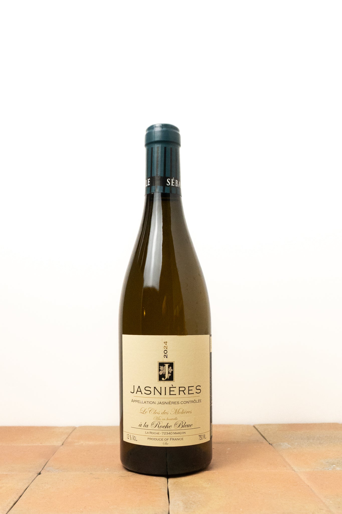 Jasnières "Clos des Molières" 2024 - Domaine de la Roche Bleue (BD & vin nature)