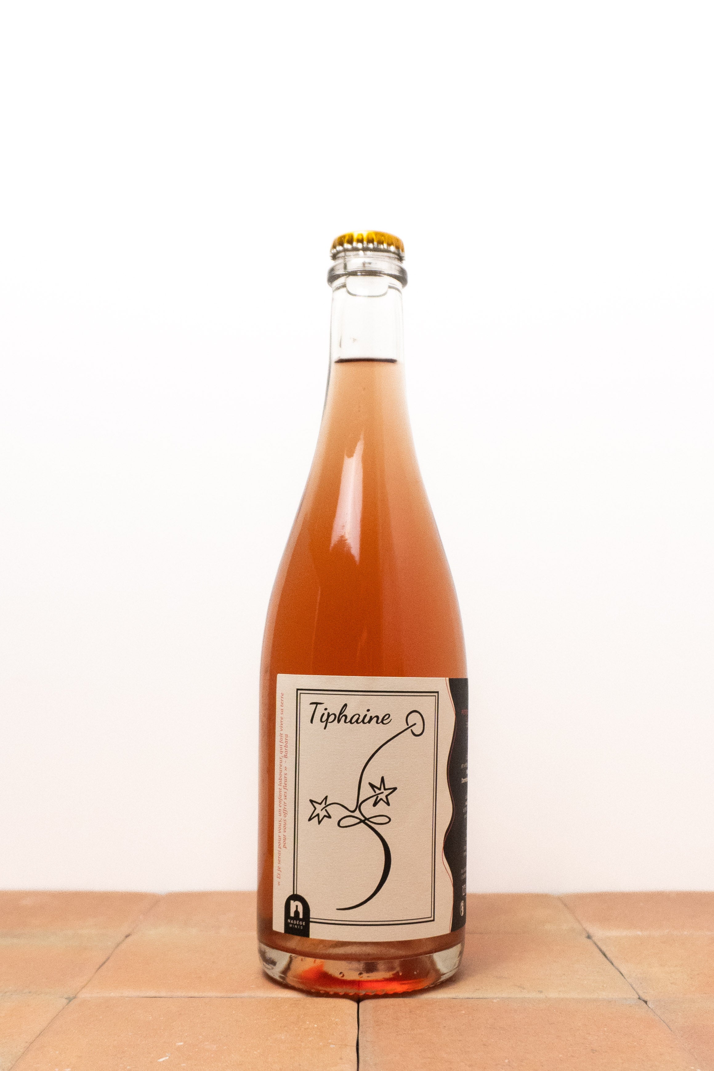 Tiphaine PET NAT rosé 2023 - Les Vignes Herbel (BD & vin nature)