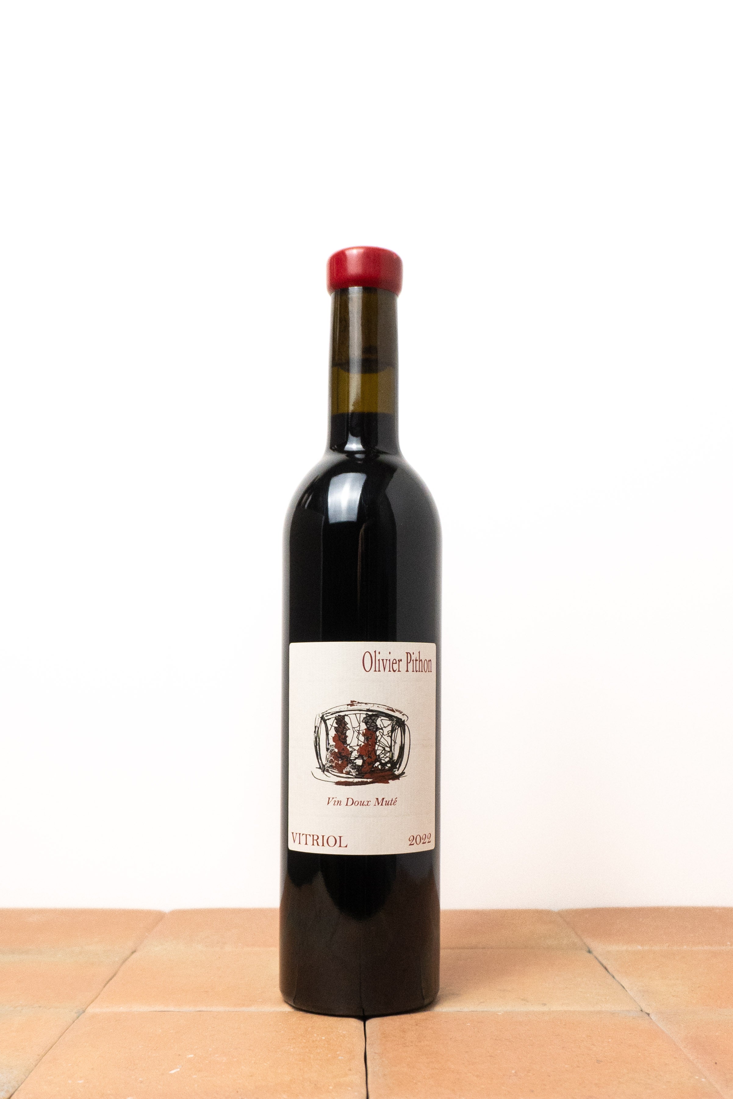 Vin de table "Le Vitriol Rouge" Vendanges Tardives - 50cl 2022 - Olivier Pithon (BD & vin nature)