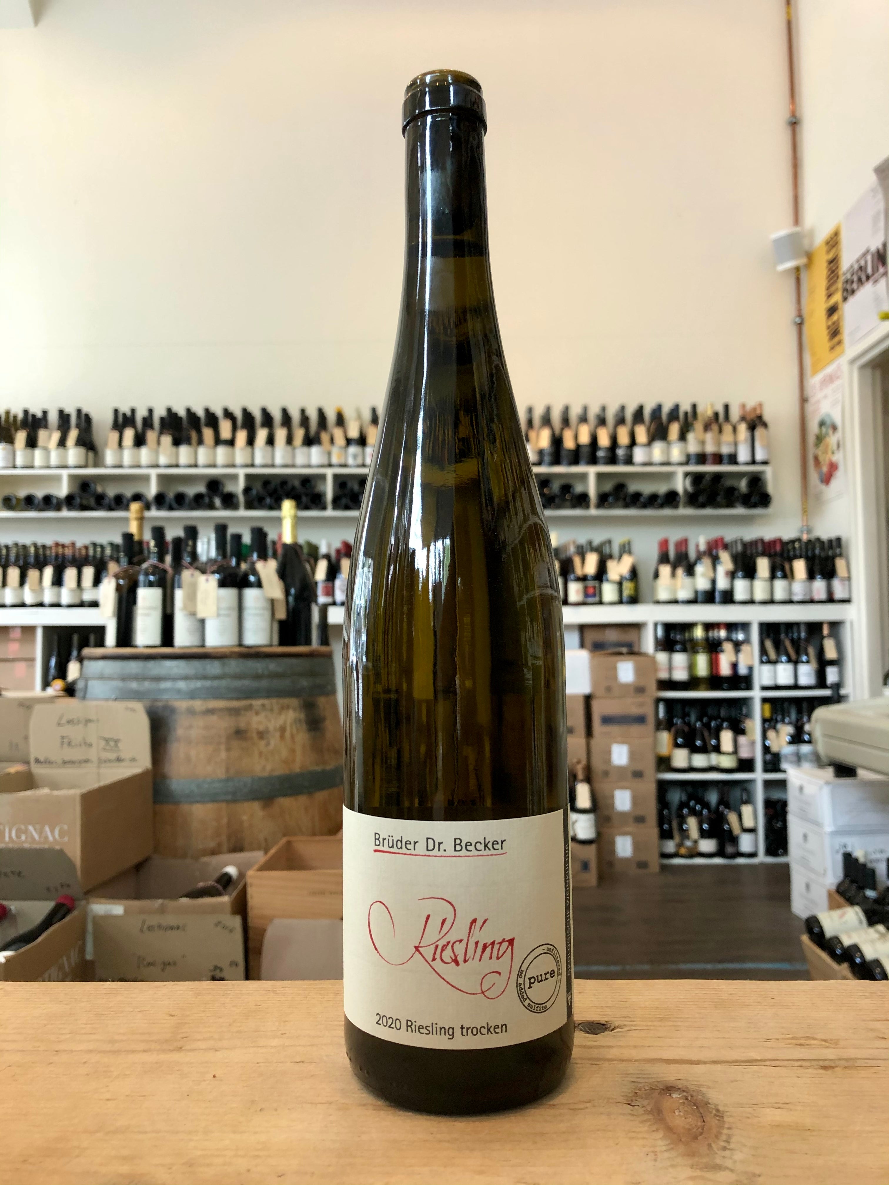 Riesling trocken "Pure" Dienheimer 2023 - Weingut Brüder Dr. Becker (BD & vin nature)