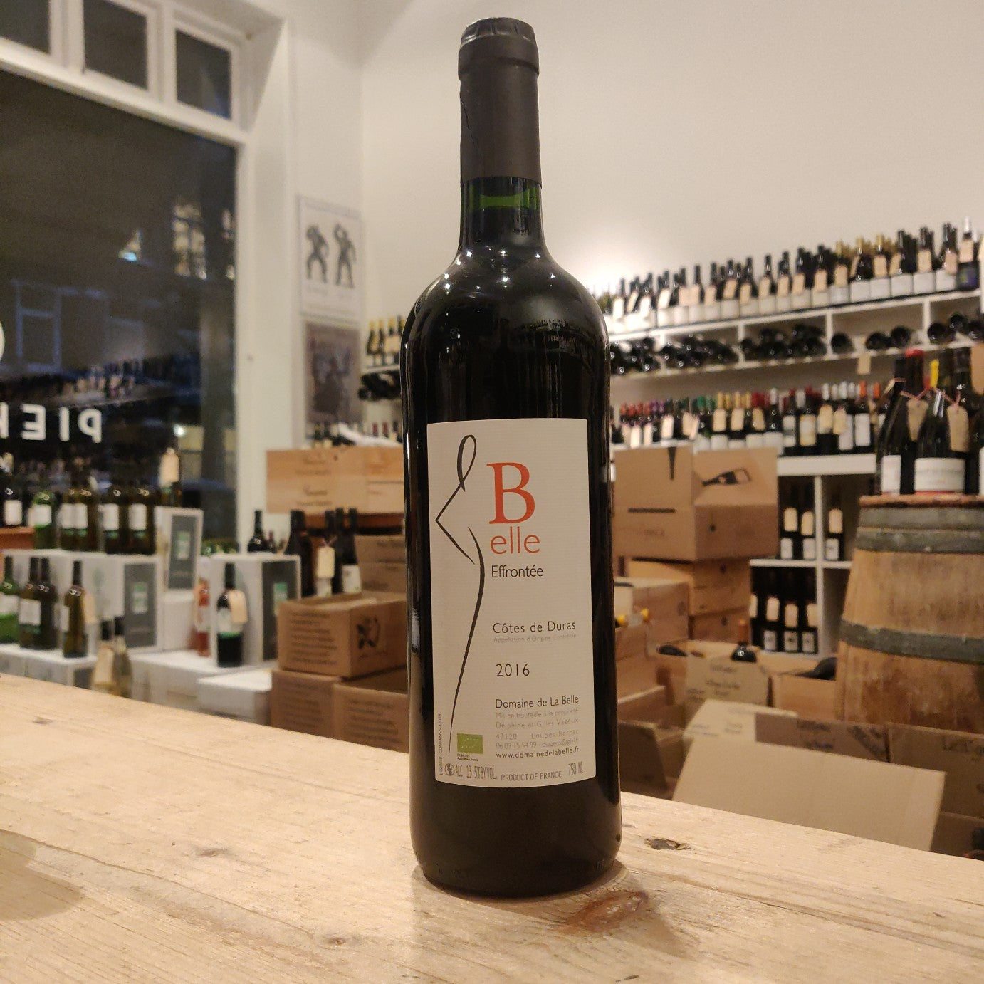 Côtes de Duras L'Effronte rouge 2016 - Domaine de la Belle - Pieksman Wijnen