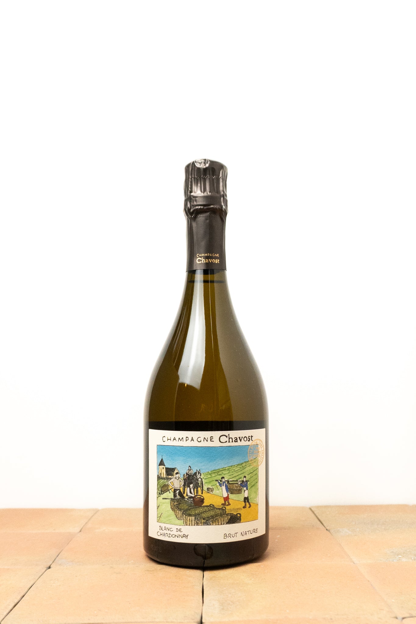 Champagne "Blanc de Chardonnay" Brut Nature SA - Chavost (vin nature)
