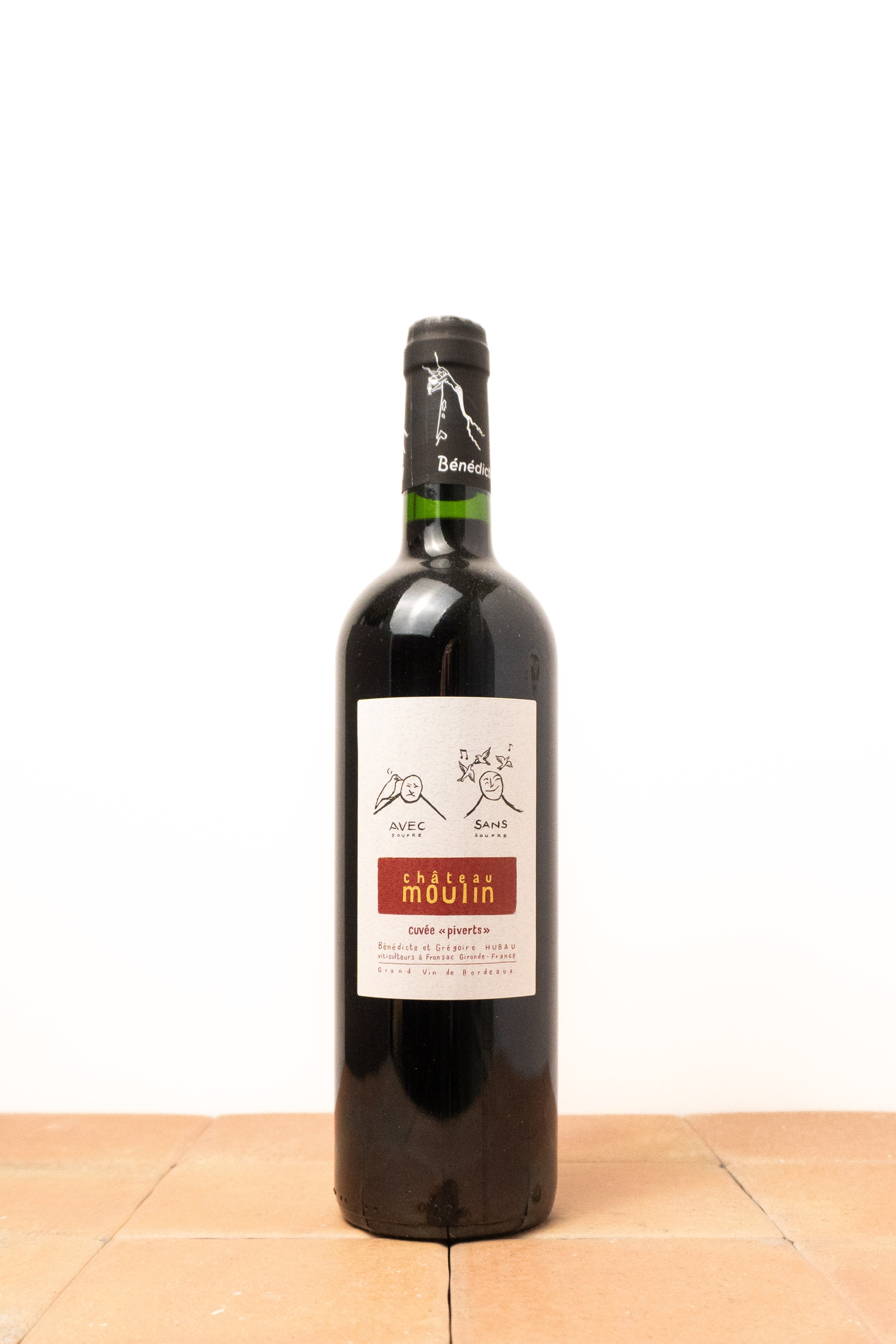 Fronsac "Cuvée Piverts" (sans soufre)* 2017 - Moulin Pey-Labrie (vin nature)