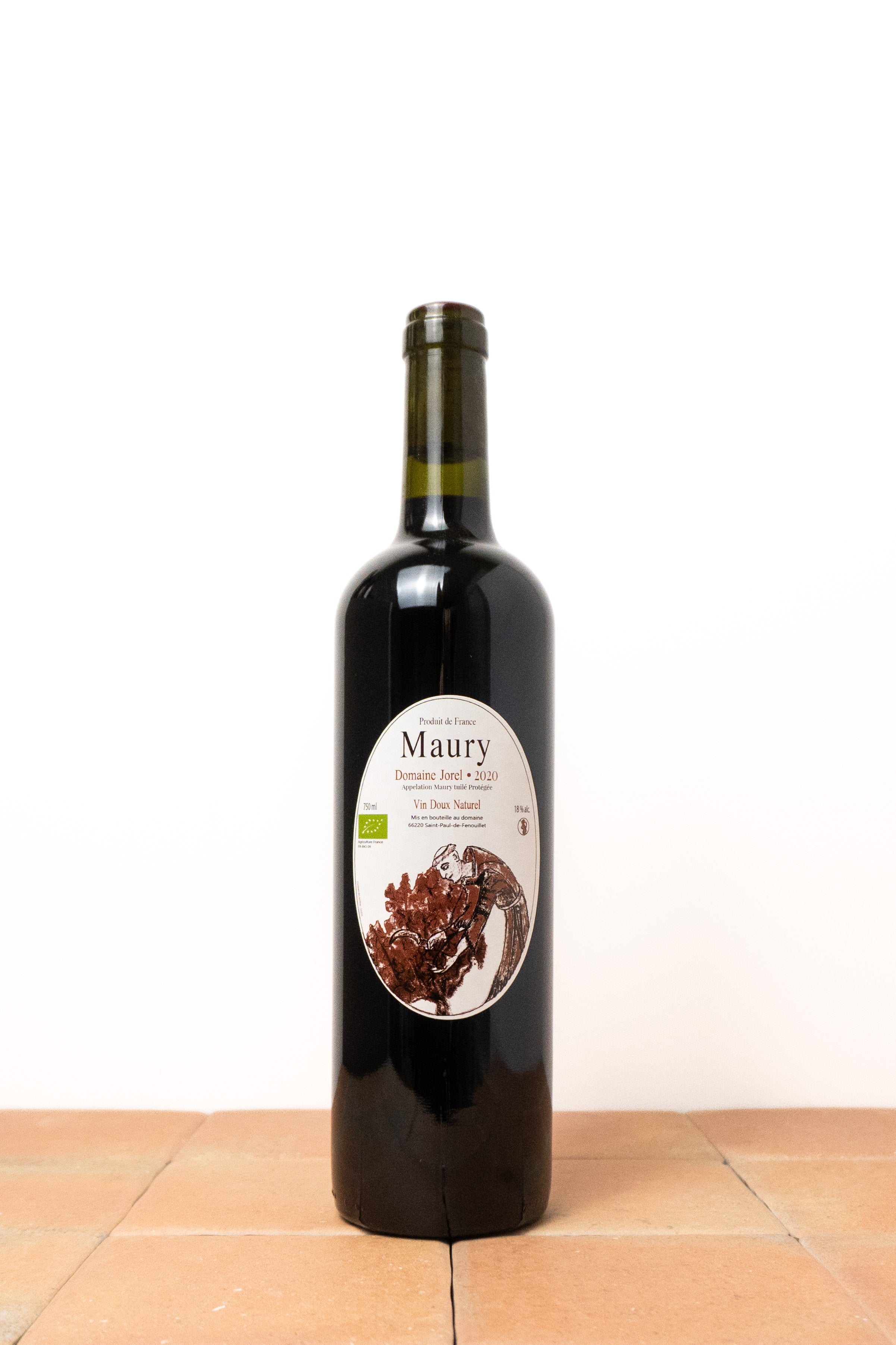 Maury rouge Vin Doux Naturel 2020 - Domaine Jorel (BD & vin nature)