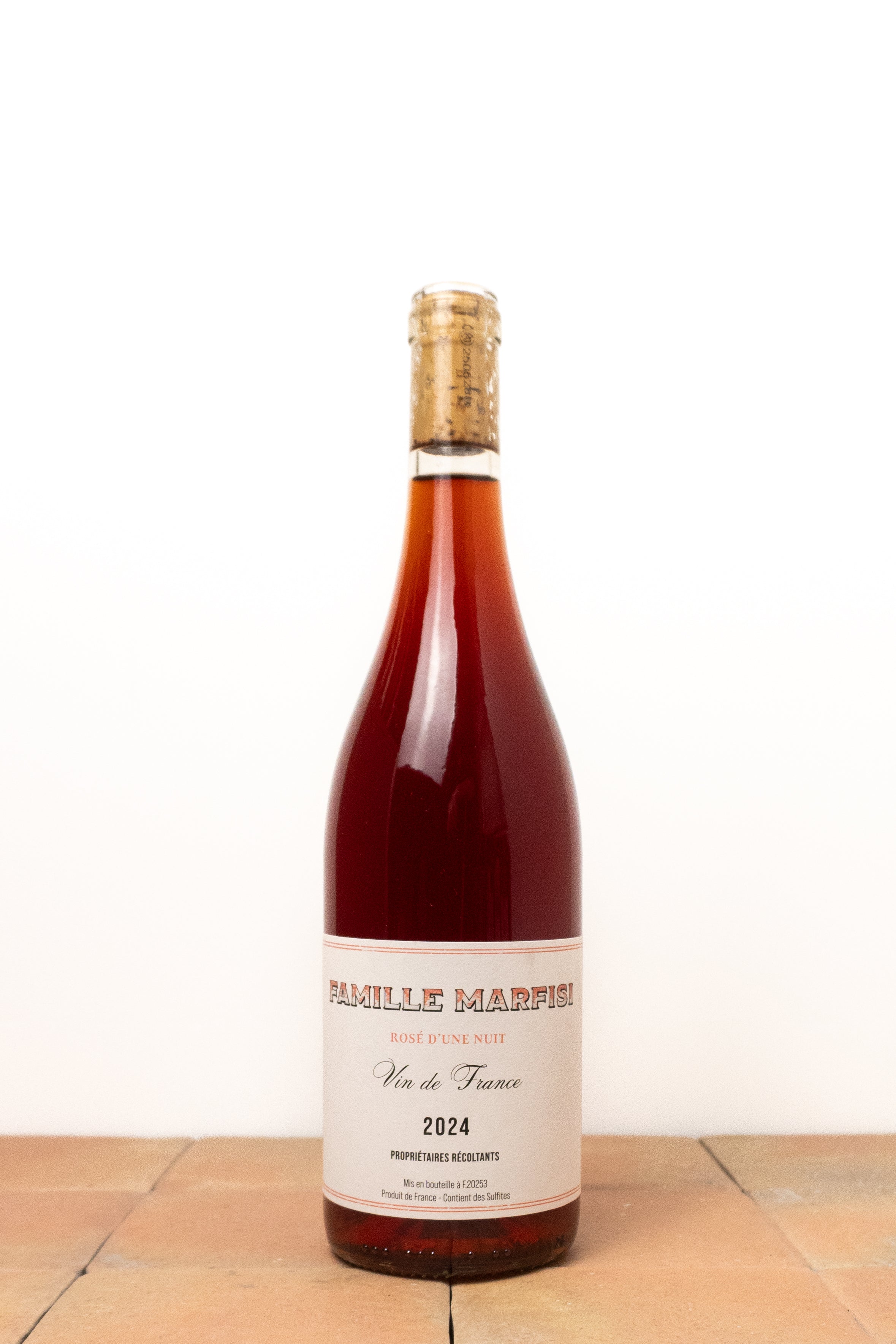 Vin de France "Rosé d'une Nuit" 2024 - Clos Marfisi (vin nature)