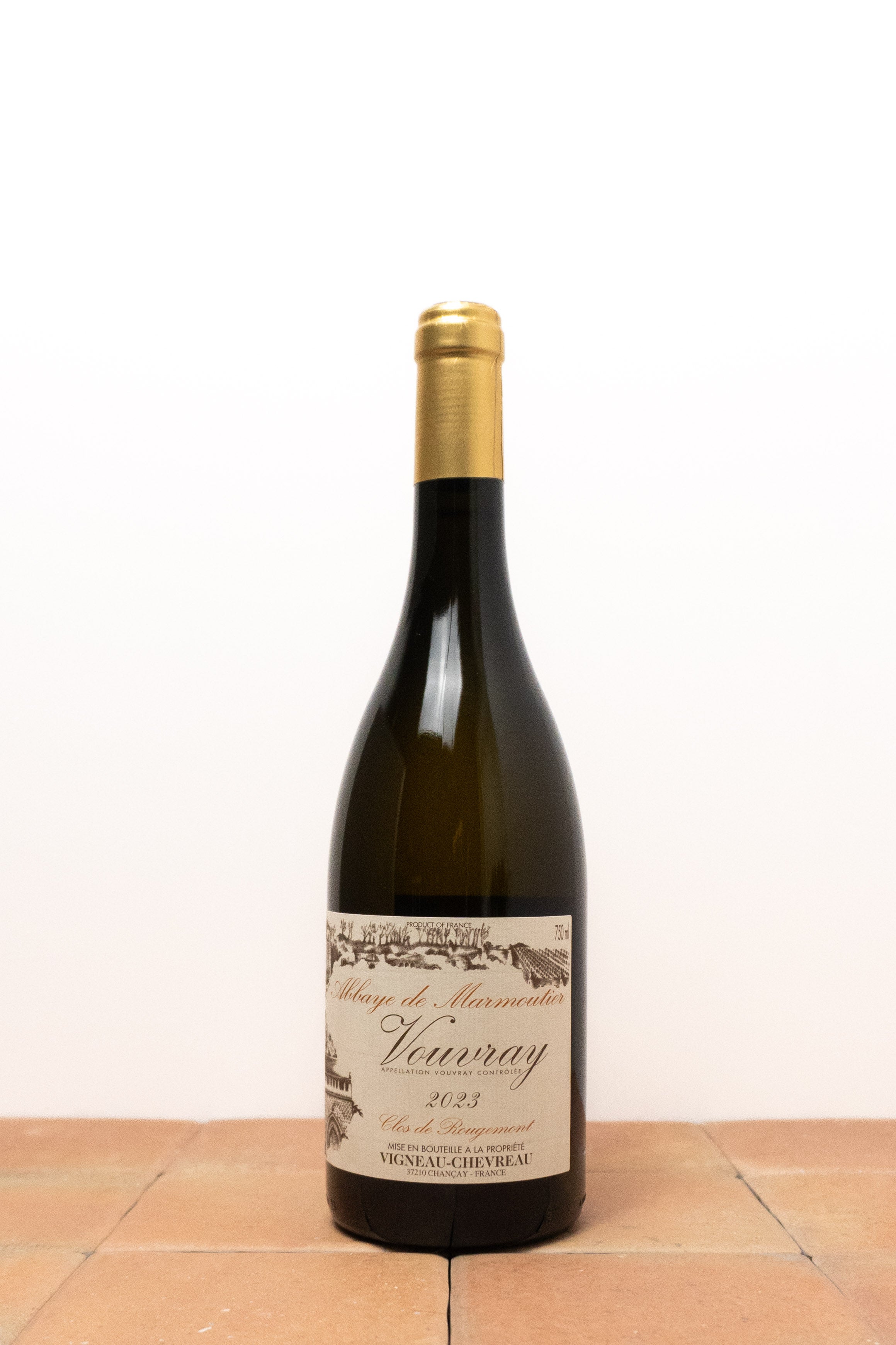 Vouvray sec-tendre "Clos de Rougemont"  2024 - Vigneau-Chevreau (BD)