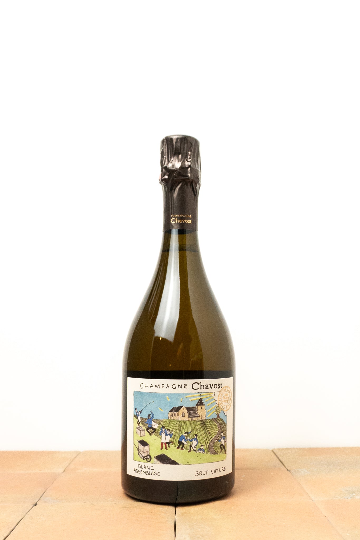 Champagne "Blanc d'Assemblage" Brut Nature SA - Chavost (vin nature)