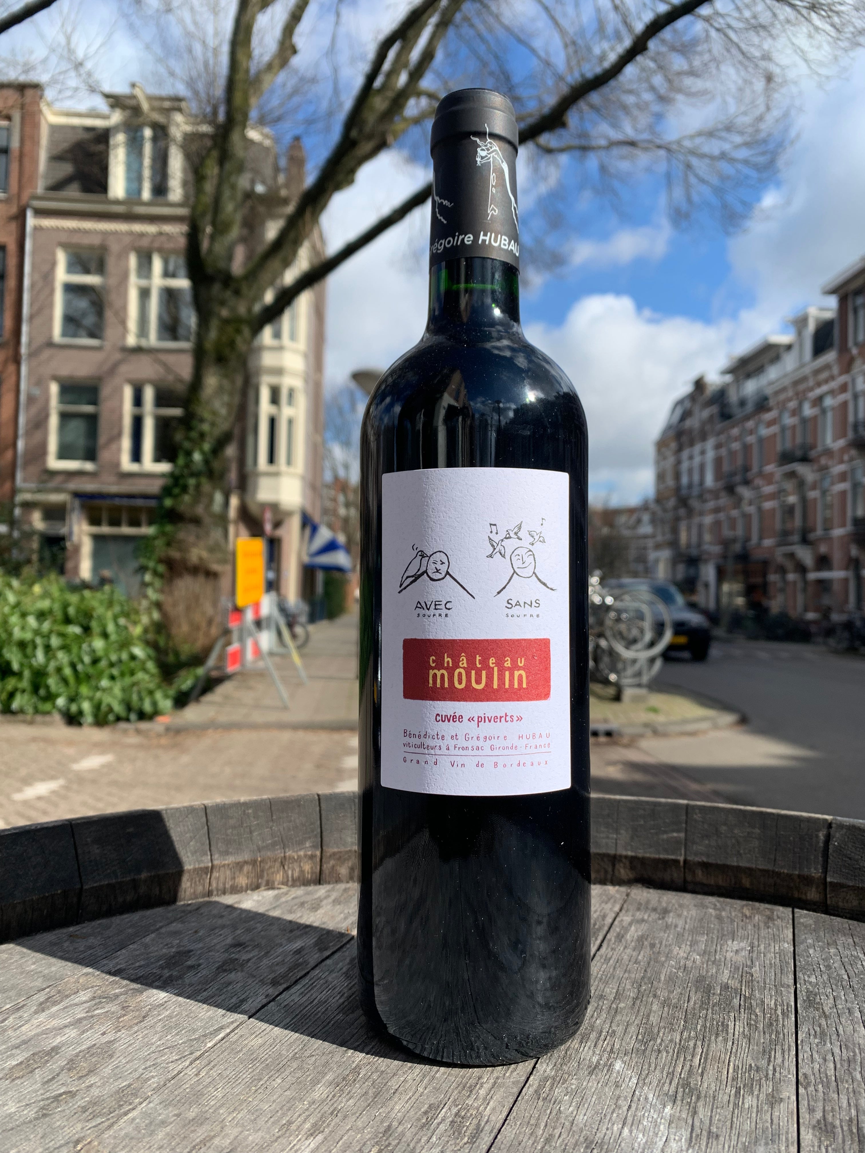 Fronsac "Cuvée Piverts" (sans soufre)* 2017 - Moulin Pey-Labrie (vin nature)