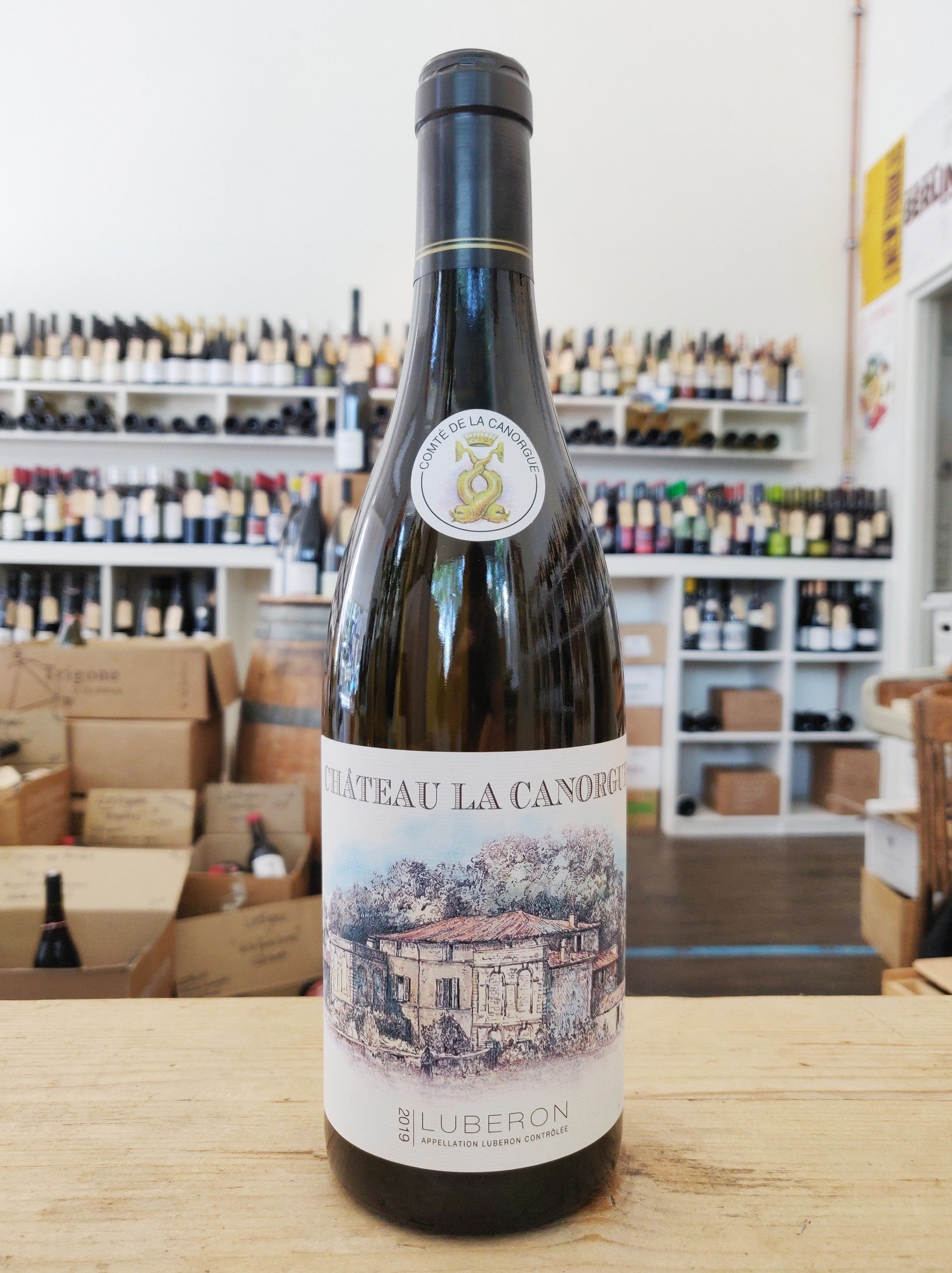 Côtes du Luberon blanc 2019 - Chateau la Canorgue - Pieksman Wijnen