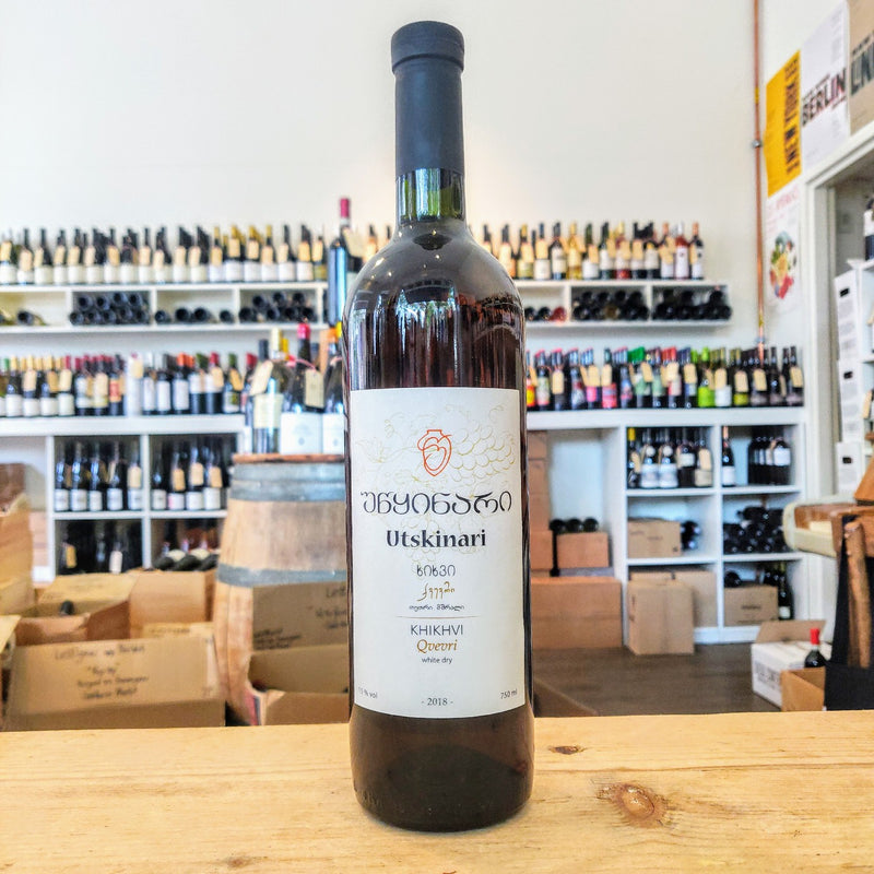 Kakheti orange 'Khikhvi' Qvevry 2018 - Marani Utskinari - Pieksman Wijnen
