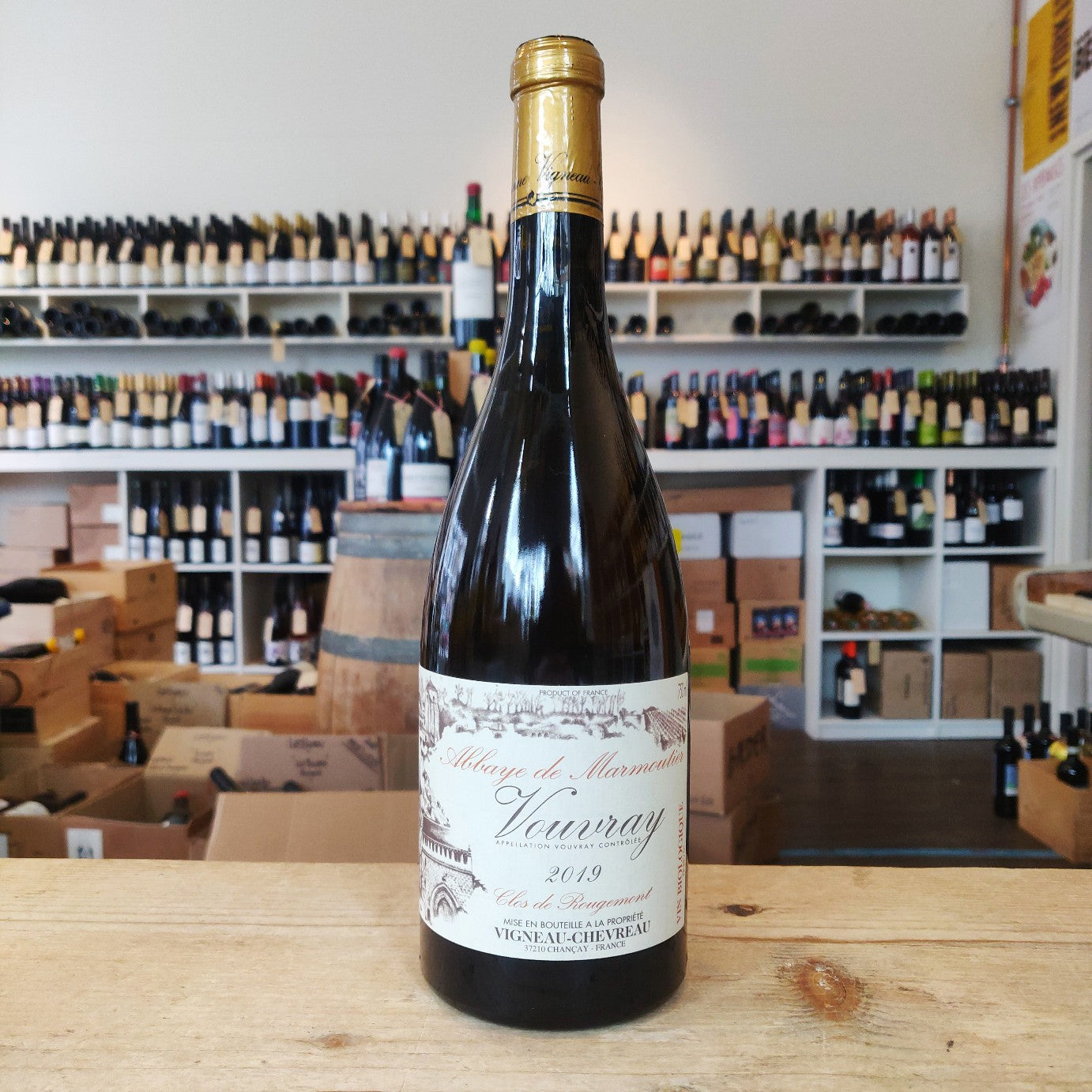 Vouvray sec-tendre "Clos du Rougemont" 2019 - Vigneau-Chevreau - Pieksman Wijnen