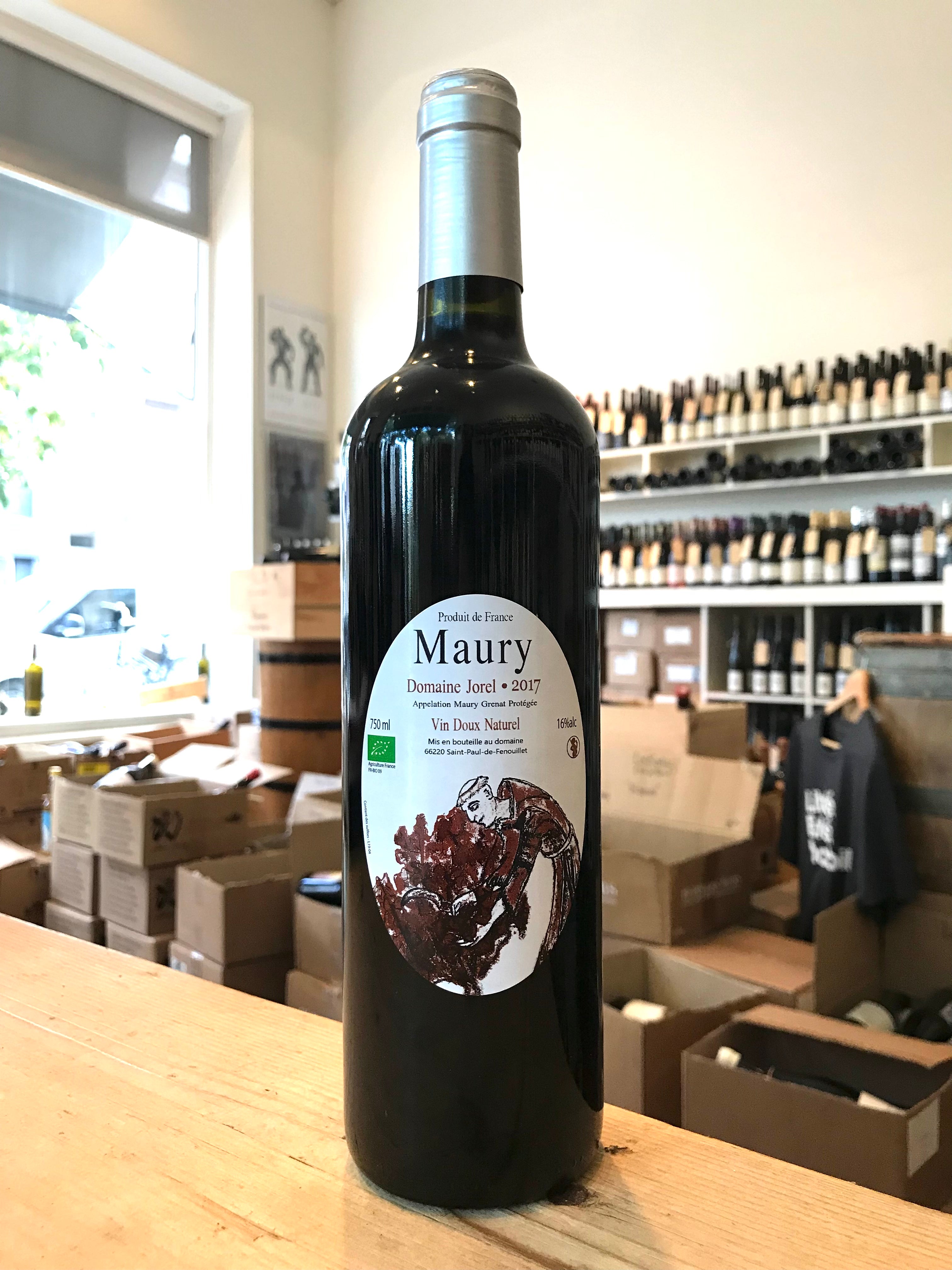 Maury rouge Vin Doux Naturel 2020 - Domaine Jorel (BD & vin nature)